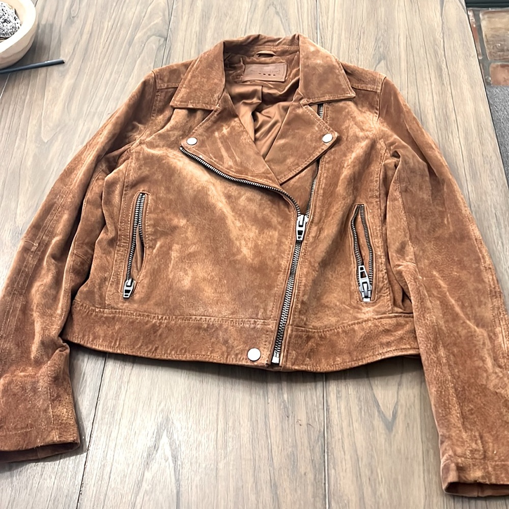 BLANKNYC Suede Moto Jacket